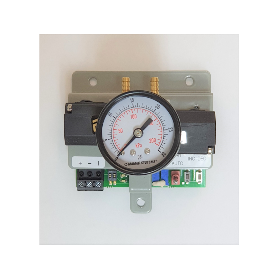 EP-313-020  Electropneumatic Transducer. Field selectable 4-20mA / 0-5Vdc / 0-10Vdc input