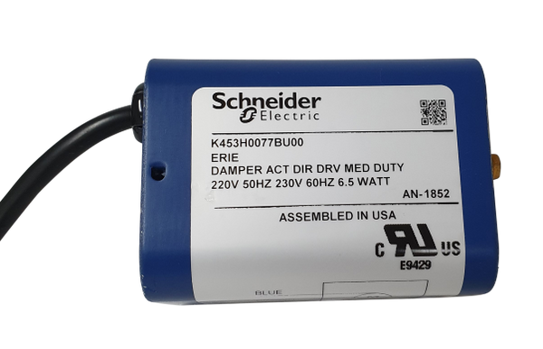 Siemens Damper Motor - GQD321.6A - 2Nm 230Vac DRIVE OPEN / SPRING CLOSED DOMESTIC MOUNT